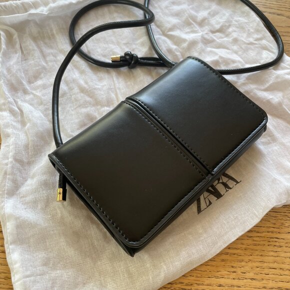 Zara KNOTTED STRAP CROSSBODY BAG - Picture 5 of 11